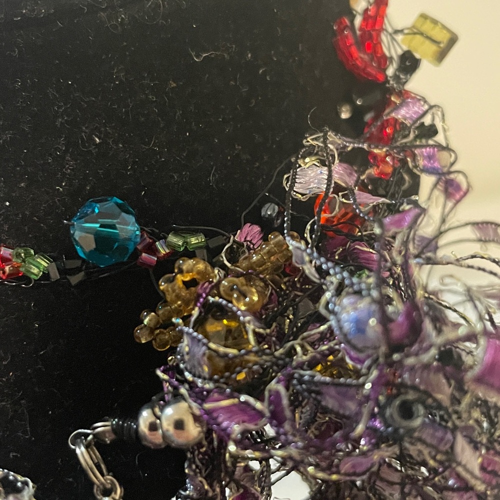 Jewelry tangle floral flower artsy necklace or bracelet - Picture 12 of 14